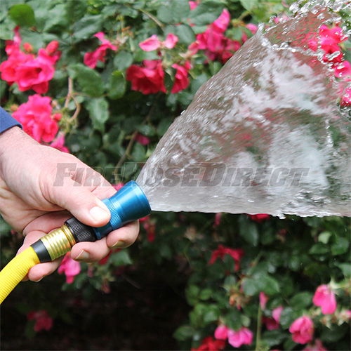 Aluminum Blue Lead Free Garden Hose Nozzle (GHT)