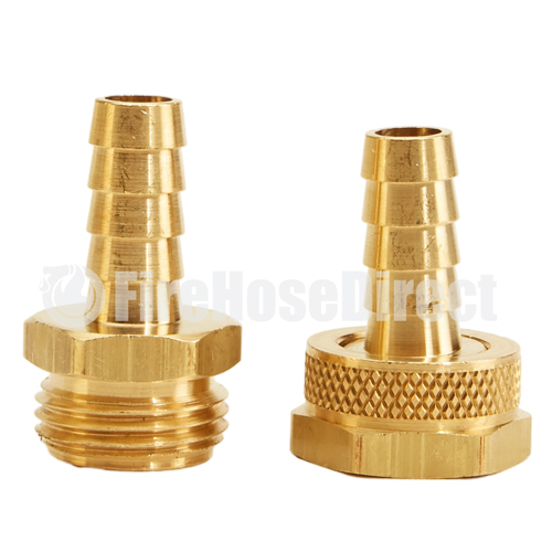 Brass Garden Hose Coupling Set (1/2" Hose)