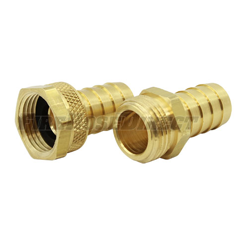 Brass Garden Hose Coupling Set (3/4" Hose)