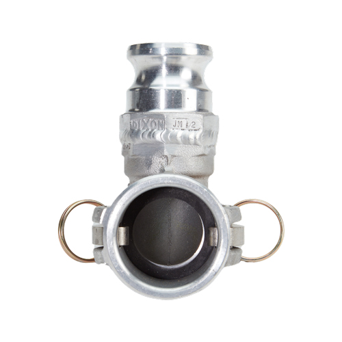 90 Degree Elbow Aluminum 1 1/2" Female Camlock Fitting x 1 1/2" Male