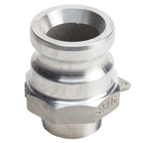 Aluminum 2" Male Camlock Fitting x 1 1/2" Male Pipe Thread (USA)