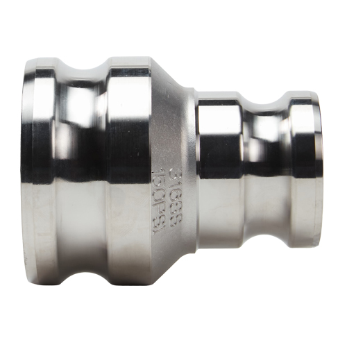Stainless Steel 2" Male Camlock Fitting x 3" Male Camlock Fitting (USA)