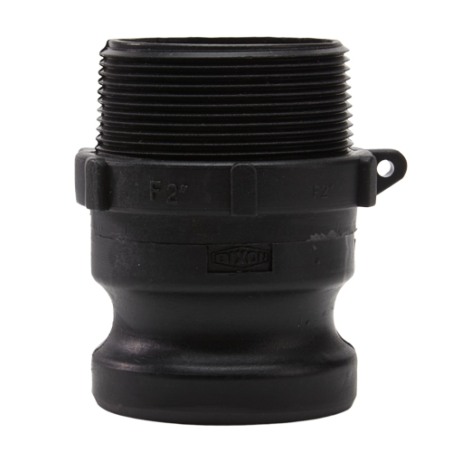 Polypropylene 2" Male Camlock Fitting x 2" Male Plastic Pipe Thread