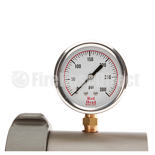 Aluminum 2 1/2" Threaded Line Gauge